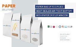 LOGO_PAPER BAGS UP TO 3 PLIES WITH HEAT-SEALED AIR-TIGHT BOTTOM, PAPER AND FILM WINDOW
