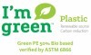 LOGO_DCL-G: Environmentally friendly, bio-based polyolefin shrink film (green)