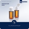 LOGO_Flipdropper®-single-piece flip top cap with tamper-evidence and integrated drip function