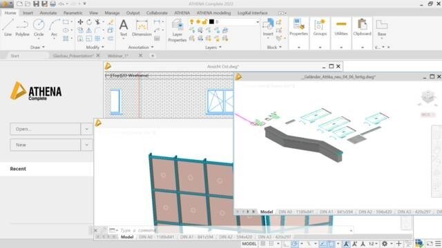 LOGO_ATHENA – die CAD-Software für den Metallbau und die Fassadentechnik