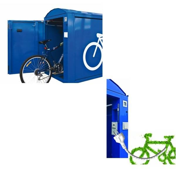 LOGO_Fahrradbox ARETUS mit Energiesäule