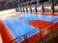 LOGO_INDOOR SPORTS FLOORING - POLYFLEX PU IN - CERTIFIED SYSTEM BY LABOSPORT INSITUTE AND ACCORDING TO EN 14904