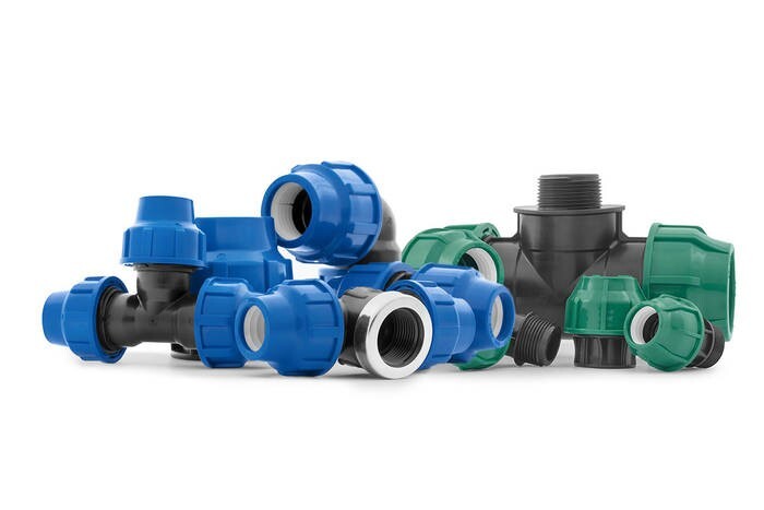 LOGO_PP compression fittings PN16 and PN10