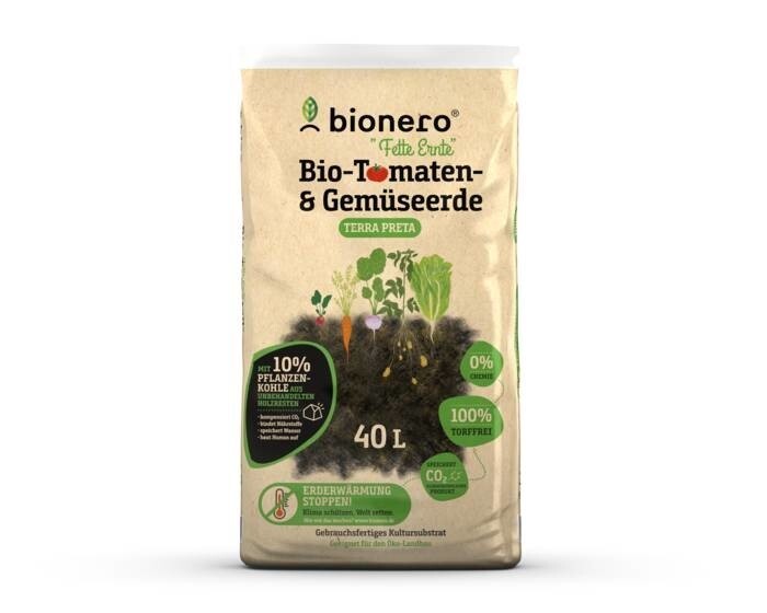 LOGO_bionero Terra Preta Bio-Tomaten-&Gemüseerde "Fette Ernte"