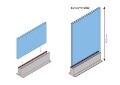 LOGO_Innovative Aluminium-Glasschiene - einfache Montage ohne Spezialwerkzeug