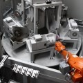 LOGO_Roboterzellen zum Schleifen und Entgraten von Stahlguss mit CNC-Rundtisch