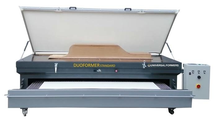 LOGO_DUOFORMER STANDARD - The heating and pressing machine, compact and sturdy, for immediate use!