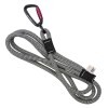 LOGO_PEAKS ROPE LEASH BLACK/WHITE