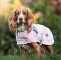 LOGO_Pink Checked Tweed Dog Jacket