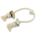 LOGO_Rope Toy with Antler or Wood Chew - for tugging and pulling