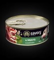 LOGO_Wet food with four meat varieties for gourmands