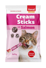 LOGO_Sanal Cream sticks Salmon for cats