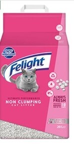 LOGO_Felight Antibacterial Non-Clumping Cat Litter with Silver Fresh Technology 20L