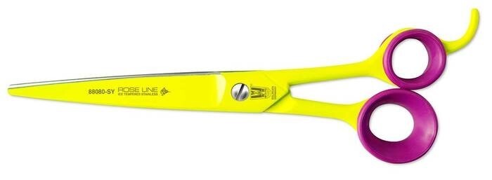 LOGO_Dog-grooming Scissors Shock neon, 8" yellow