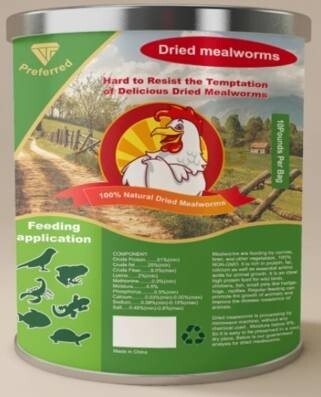 LOGO_UCM Dried Mealworms  (30lb per container)