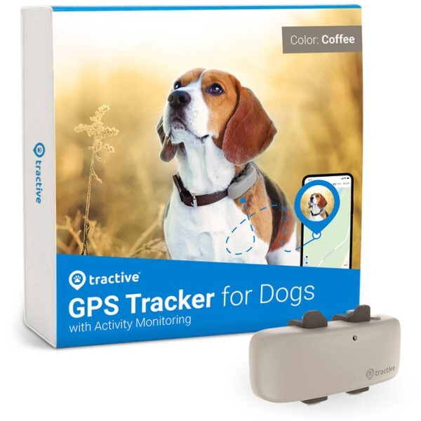 LOGO_Tractive GPS DOG 4 - GPS Tracker für Hunde mit Aktivitätstracking - Kaffee