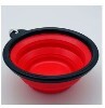 LOGO_Hot Sales Portable Travel Collapsible Pet Dog Bowl for Food & Water