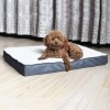 LOGO_YangyangPet Removable Washable Cover Water Resistant sherpa Orthopedic Egg Crate Foam Dog Mat For Dog mat