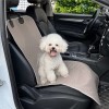 LOGO_Heavy Duty Non Slip Waterproof 600D Oxford Quilted Pet Dog Car Front Seat Cover Protector Against Dirt