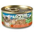 LOGO_White tuna and shrimps in sauce - 80 gr - Wet food cans for cats