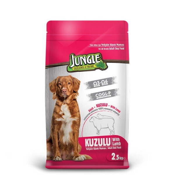 LOGO_JUNGLE Dog and Cat Dry Food - Chicken & Chicken and Fish & Lamb & Salmon - 500gr & 1,5kg & 2,5kg & 12kg & 15kg