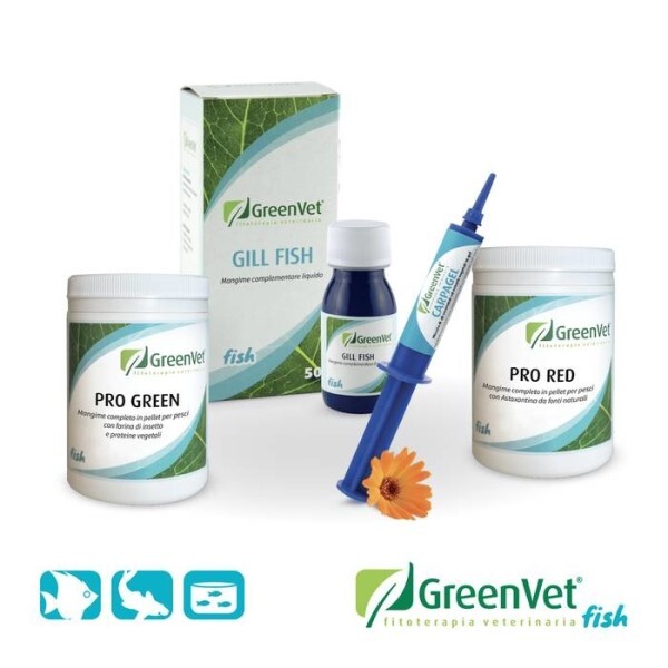 LOGO_GreenVet nutritional and topical use products for aquaculture of ornamental fish species