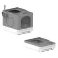 LOGO_AFP foldable Cat Litter Box with two entrances