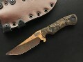 LOGO_Dawson Knives Copper Canyon 4 Zoll, Orange/ Black G10, 3V Klingenstahl