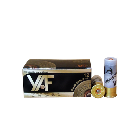 LOGO_Hunting Cartridges Y.A.F. 12 CAL SLUG GOLD