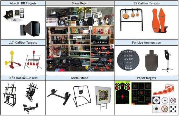 LOGO_shooting targets ,metal stand ,other shooting accessories.