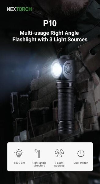 LOGO_P10 Multi-usage Right Angle Flashlight with 3 Light Sources
