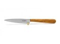 LOGO_Paring knife, full olive wood handle with matt finish