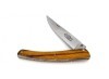 LOGO_Le Thiers ® folding knife Prestige, hand-chiseled, 12 cm marblewood handle, shiny finish