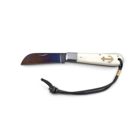 LOGO_Anchor Knife Bone with leather strap, 173 KN LB