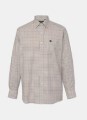 LOGO_ILKLEY MEN'S COUNTRY CHECK RED SHIRT - SHOOTING FIT