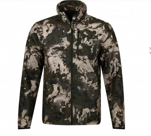 LOGO_CHAMELEON CAMO FLEECE JACKET WITH WINDBLOCK MEMBRANE
