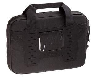 LOGO_SINGLE PISTOL CASE Black