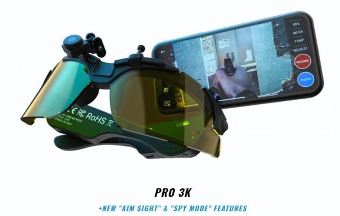 LOGO_AIMCAM PRO3K - The World's most advanced 'Line of Sight' Camera Glasses