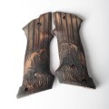 LOGO_Colt 1911 Grips 3D Bear Theme Walnut Wood grips, Professional Target Gungrip T51
