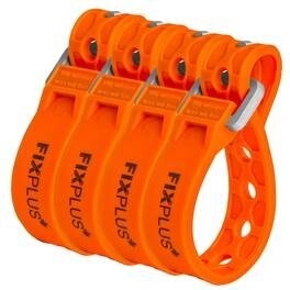 LOGO_Fixplus Strap nano/slim fit orange15 4er Pack