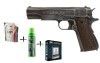 LOGO_GBB AWC GBB 1911 Molon Labe Pack + Balls + Target + Gas