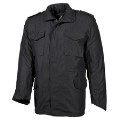 LOGO_US Field Jacket M65, black, with detach. quilted lining