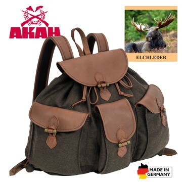 LOGO_AKAH Roesack "Loden de Luxe" with moose leather