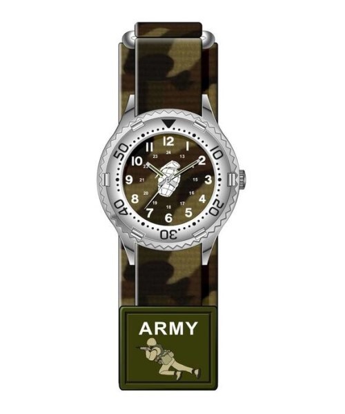 LOGO_Kids Camouflage Army Watch