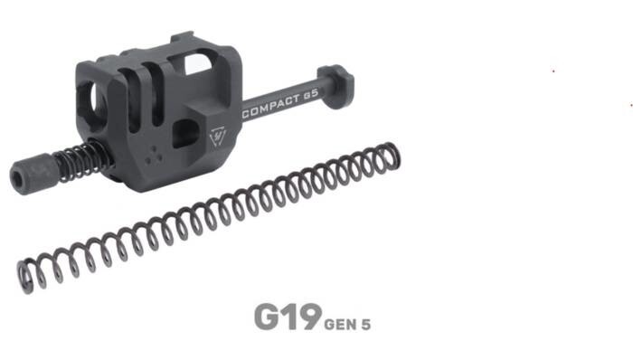 LOGO_Strike Industries - Kompensator Mass Driver Comp für Glock 19 Gen5 - Schwarz - SI-G5-MDCOMP-C