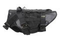 LOGO_TACTICAL HARNESS ON A CONSTRUCTION MESH.