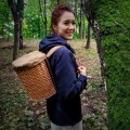LOGO_Foraging basket backpack for mushroom picking, hunting RNG-5m, RNG-5
