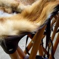LOGO_Handmade leather, wooden, Fox fur chair ST-1hl, 2hl