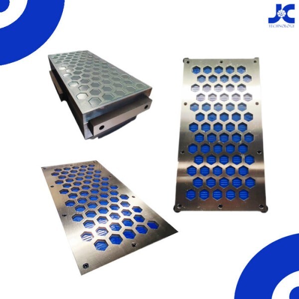 LOGO_COMPLETE MOULD for hexagonal shaped mosaic tiles