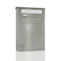 LOGO_Letterbox for companies - extra big - stainless steel